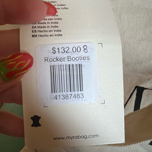 Myra Cowhide Booties - Picture 7 of 7